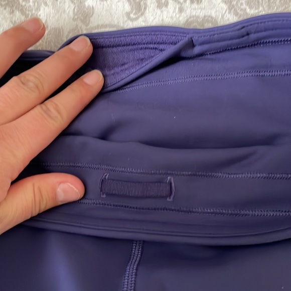 Lululemon In Movement Leggings with Pockets in Grape size 6, *tailored* to 23.5” - Picture 3 of 7